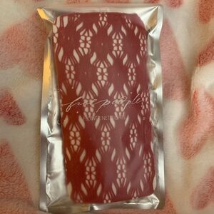 Free People Red Flower Net Tights